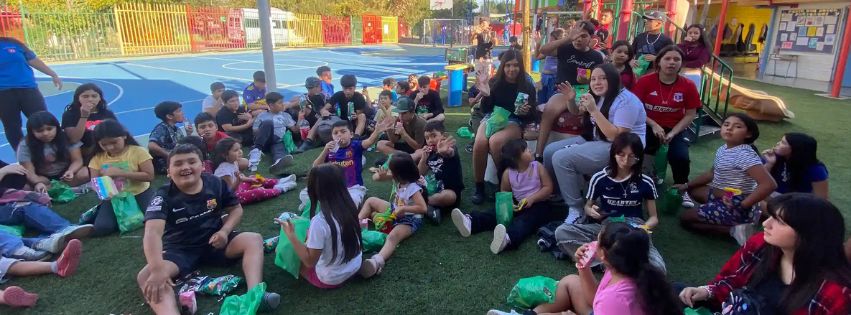 Niños y jóvenes del Patio Don Bosco